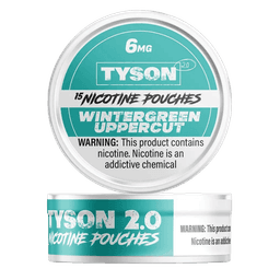 Tyson 2.0 Wintergreen Uppercut 6mg nicotine pouches