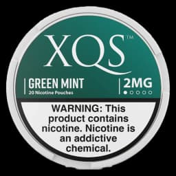 XQS Green Mint 2mg nicotine pouches