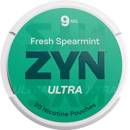 ZYN Ultra Spearmint 9mg nicotine pouches