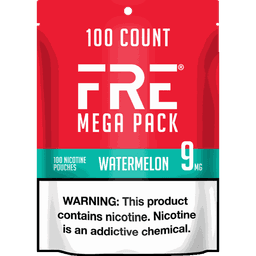 FRE Watermelon Mega Pack 9mg nicotine pouches
