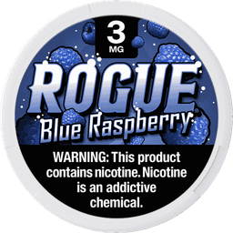 Rogue Blue Raspberry 3mg nicotine pouches