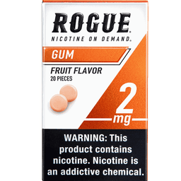 Rogue Fruit Flavor Gum Online From .39 2mg nicotine pouches