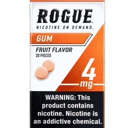 Rogue Fruit Flavor Gum Online From .39 4mg nicotine pouches