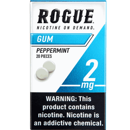 Rogue Peppermint Gum Online From .39 2mg nicotine pouches