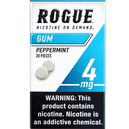 Rogue Peppermint Gum Online From .39 4mg nicotine pouches