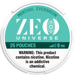 ZEO Universe Menthol Evergreen 6mg nicotine pouches