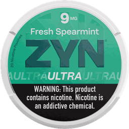 ZYN Ultra Fresh Spearmint 9mg nicotine pouches