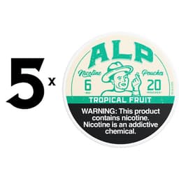 ALP Tropical Fruit 5for 6mg nicotine pouches