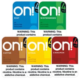 On! Mixpack 4mg nicotine pouches