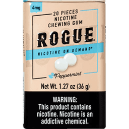 Rogue Gum Peppermint 4mg nicotine pouches