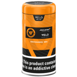 VELO X Mclaren Formula 1 Team Limited Edition Tin Velo Plus Wintergreen 6mg nicotine pouches