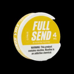 Full Send Citrus 4mg nicotine pouches