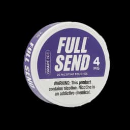 Full Send Grape Ice 4mg nicotine pouches