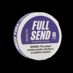 Full Send Grape Ice 8mg nicotine pouches