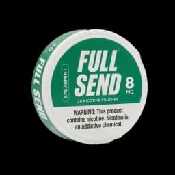 Full Send Spearmint 8mg nicotine pouches