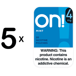 On! Mint 5for$10 4mg nicotine pouches