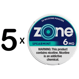 Zone Spearmint 5for$10 6mg nicotine pouches